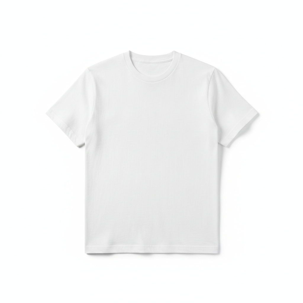 Essential Crew Tee — Cloud White product photo