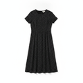 Polka Dot Midi Dress — Noir product photo