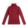 Ribbed Turtleneck — Crimson product photo