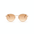 Round Metal Sunglasses — Gold product photo
