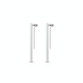Threader Bar Earrings — Silver product photo